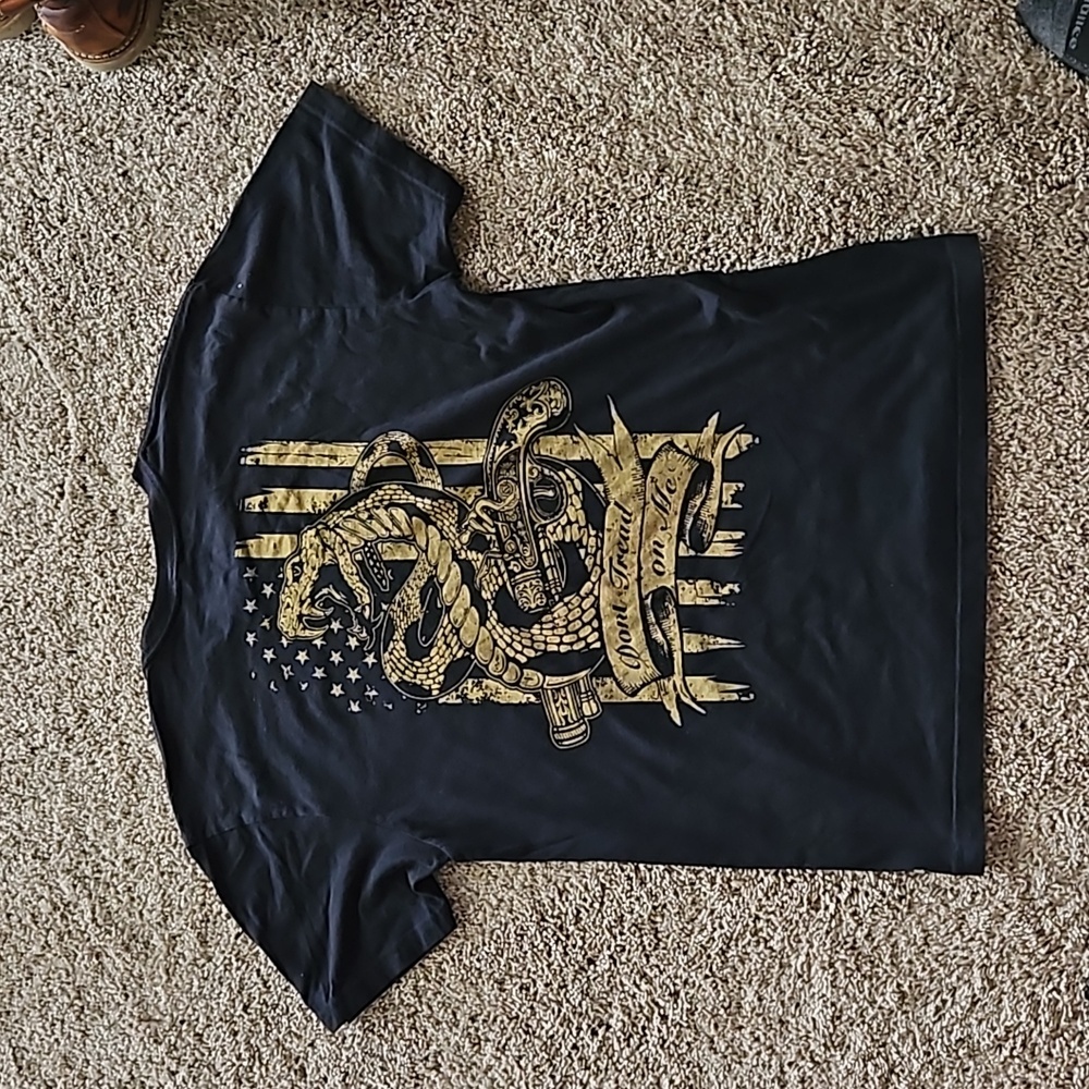 Zero Foxtrot t shirt, black, size M